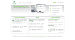 Desktop Screenshot of a-web.com