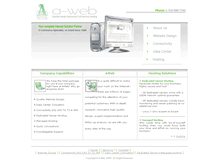 Tablet Screenshot of a-web.com